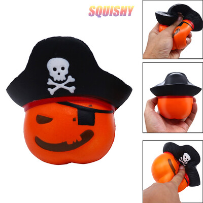 

YIWULAPirate Hat skull Jumbo Face Reliever Slow Rising Scented Squeeze Toy