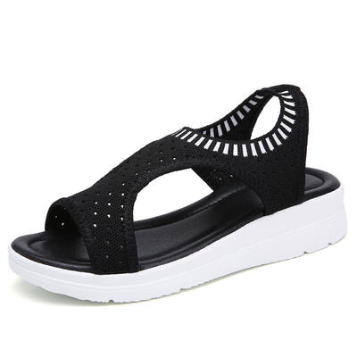

Fashion Women Sandals For 2019 Breathable Comfort Shopping Ladies Walking Shoes Summer Platform Black Sandal Shoes size 35-43