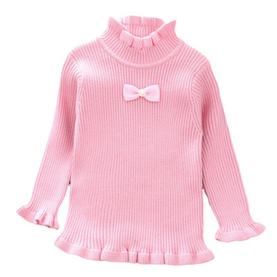 

Baby Clothes For Girls Long Sleeve Princess Style Baby Girl Sweater Top Winter Warm Kids Clothes Pullover Turtleneck
