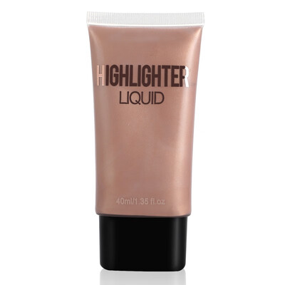 

Hose Highlighter Liquid Brighten Skin Color Shiny Long-lasting Sweat-Proof Stereoscopic High Gloss Liquid