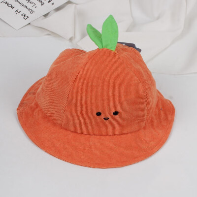 

2019 New Autumn Bucket Hats Baby Girls Toddler Cartoon Print Bucket Hats With Ear Design Caps Reversible Sun Headwear