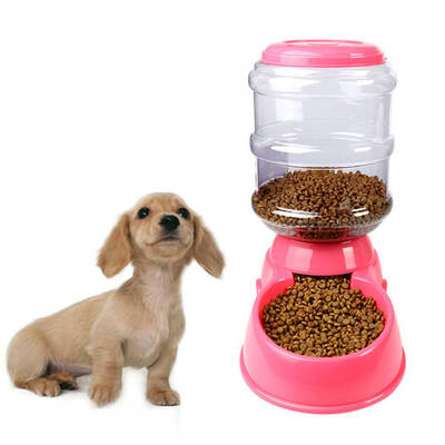 

35L Pet Gravity Automatic Self-dispenser Food FeederWaterer Replenish Drinking Fountains