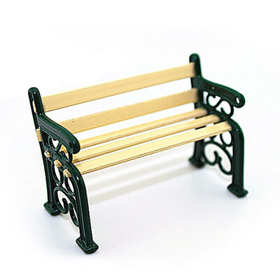 

Stylish Baby Furniture Toys Suitable 112 Doll House Model Accessories Mini Exquisite Mini Simulation European Park Chair