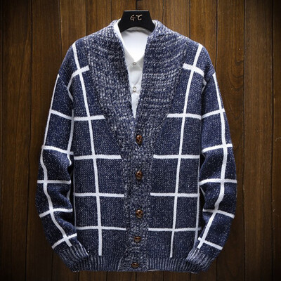 

Toponeto Mens New Style Fashion Knitted Cardigan Sweater Coat Fashion Warm Sweaters