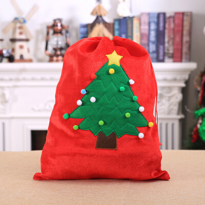 

Tailored Santa Claus Kids Candy Present Bags Handbag Pouch Wedding Sack Gift Bag