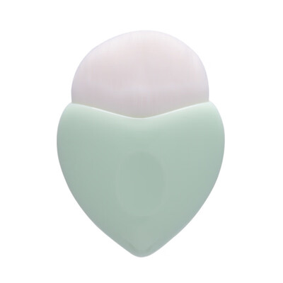 

New Arrival 1 PC Fashion Lovely Profession Cosmetic Heart Shaped Blush Powder Brush Foundation Brushes Makeup Beauty Tool W1