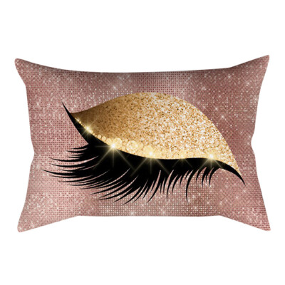 

〖Follure〗Eyelash Out Soft Velvet Cushion Cover 30x50cm Marble Pillow Cases