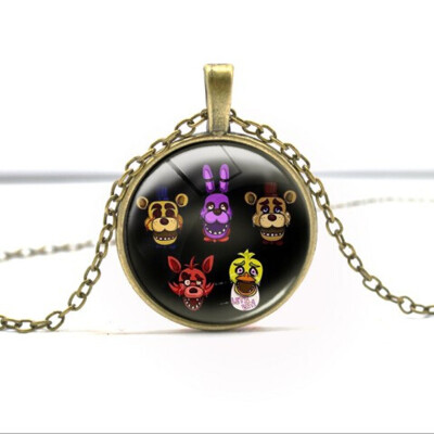 

1pcs Fashion Five Nights At Freddy&39s Flag Hanging Necklace Jewelry Pendant