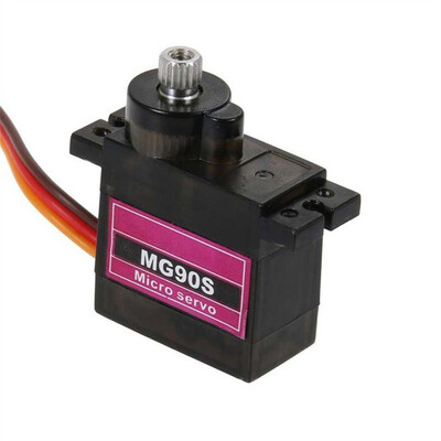 

〖Follure〗MG90S Micro Metal Gear 9g Servo for RC Plane Helicopter Boat Car 48V- 6V