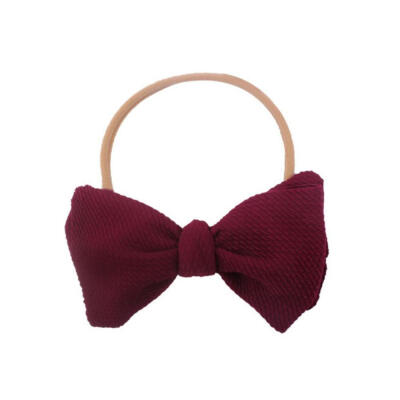 

Cute Baby Soft Hairband Bowknot Headwear Girl Hair Accessories Elastic Band