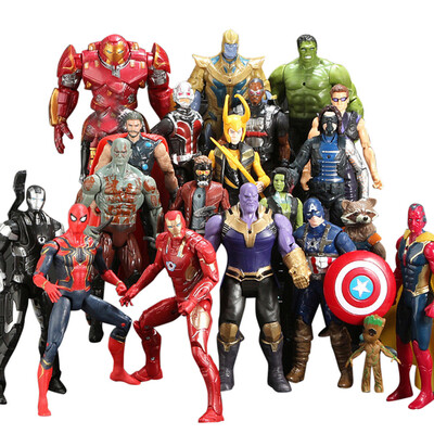 

Tailored Marvel Avengers Infinity War Thanos Action Figure Statue Toy 20pcsset