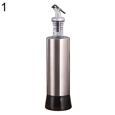 

200350500ml Stainless Steel Oil Vinegar Bottle Dispenser Cruet Kitchen Gadget