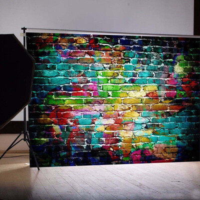 

Gobestart Vinyl Wood Wall Floor Photography Studio Prop Backdrop Background 5x3FT A