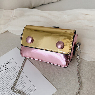 

1PC Children Cute Hasp Design Cross-body Handbag Fashion Girls Kids PU Shoulder Messenger Bag