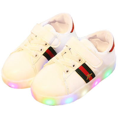 

Kids LED Light up Sneakers Boys Flashing Girls Bright Baby Korean Style Shiny Children Shoes