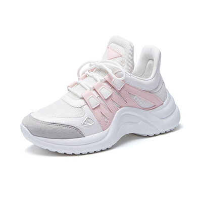 

Sneakers Women Summer Vulcanize Female Fashion Sneakers Lace Soft Basket Femme Dad Platform Breathable Mesh Sneakers for Women
