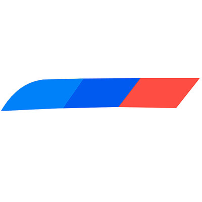 

Reflective -Colored Stripe Decal Sticker for BMW Exterior Decoration Trunk Side Skirt Bumper Sticker