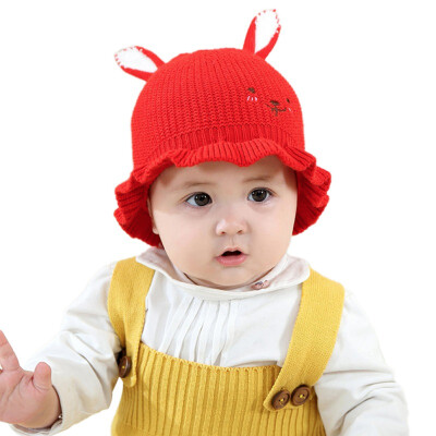

Cute Toddler Kids Hat Girl Boy Baby Infant Winter Warm Crochet Knit Hat Beanie Cap Blue Pink