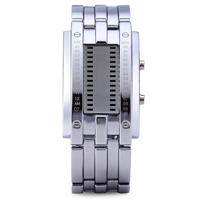 

Fashion Stainless Steel LED Digital Waterproof Wrist Watches