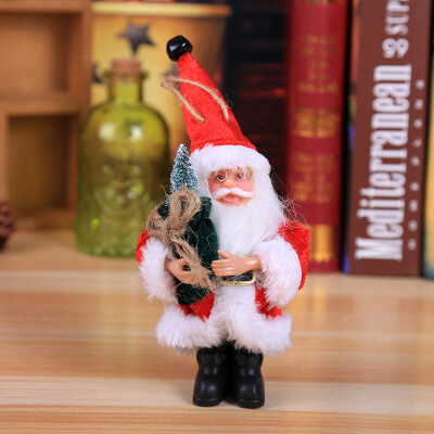 

〖Follure〗Christmas Santa Claus Doll Toy Christmas Tree Hanging Ornaments Decoration