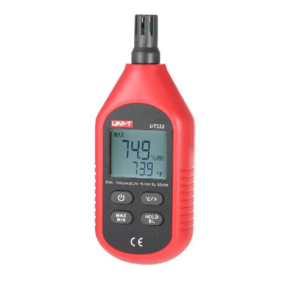 

UNI-T UT333 °C°F Portable Indoor Mini Digital Temperature Humidity Meter Thermometer Hygrometer Max Min Value Display