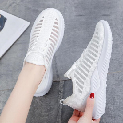 

DIWEINI Pink sneakers women Spring Summer Casual Shoes Breathable Mesh Flat Shoes Woman Trainers Shoes Tenis feminino D99