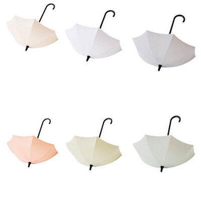 

3Pcs Mini Lovely Umbrella Shape Strong Suction Hook Wall Mount Key Holder Unmarkable Adhesive Hanger