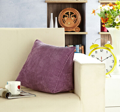 

Gobestart Triangular Cushion Cover Cotton Softable Throw Pillow Pillowcase SofaPillow