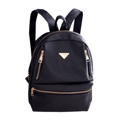 

EYES IN LOVE Oxford Backpack Women Zipper Shoulder Bag Womens Backpacks College Wind Casual Bag Mochila Mini Backpack Black