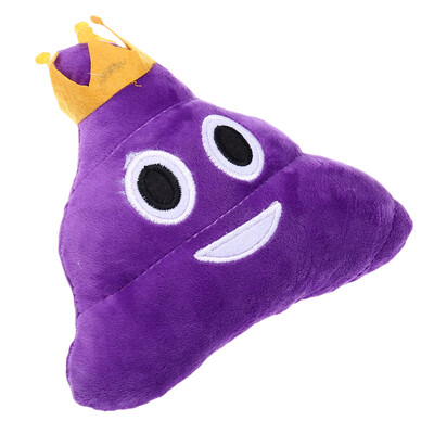 

Emoticon Crown Princess Poop Cushion Pillow Toy Doll Stuffed Soft Plush QQ Expression Poo Shape Toys Home Office Decor
