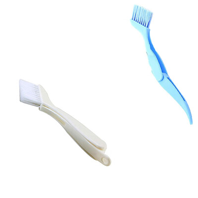 

2 In 1 Multipurpose Window Groove Cleaning Nylon Bristles Brush Home Kitchen Folding Brush