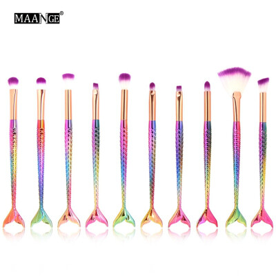 

6Pcs10pcs Makeup Brushes Make Up Foundation Eyebrow Eyeliner Blush Cosmetic Concealer Brushes