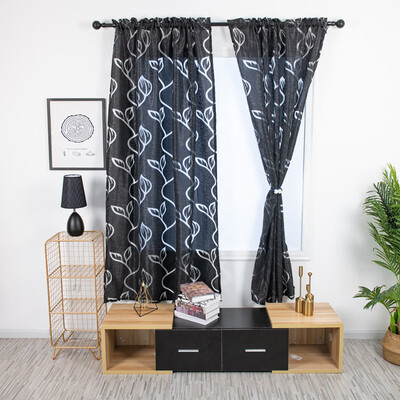 

Gobestart Trees Sheer Curtain Tulle Window Treatment Voile Drape Valance Fabric