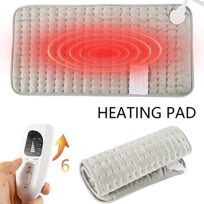 

Large Electric Heating Pad for Back Pain&Cramps Relief Auto Shut Off Heat Pad 6 Levels of Temperature Adjustment