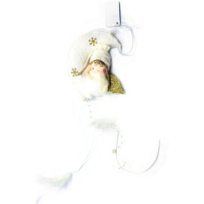 

Christmas Hanging Ornament Doll And Moon Xmas Christmas Tree Pendant Gift For Boys & Girls