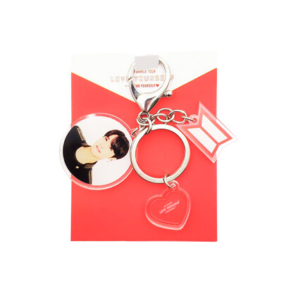 

CAR-TOBBY Kpop BTS EXO TXT GOT7 Twice Blackpink Acrylic Keychain Bag Pendant Fashion Charm