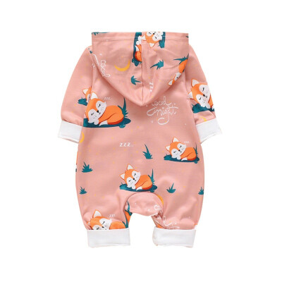 

Newborn Romper Infant Baby Girls Boys Hooded Jumpsuit Outfits Spring New Fashion Newborn Baby Clothes For 0-18M