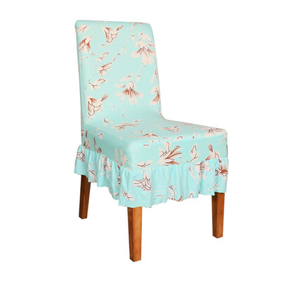 

Chair Cover Printed Stretch Anti-dirty Elastic Seat Cover For Wedding Party Home Kitchen Dining Room Office Decoration