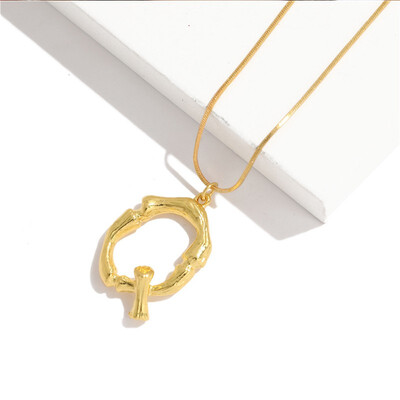 

NeillieN Letter necklace European&American exaggerated fashion necklace 26 capital English letter necklace Pendant torque