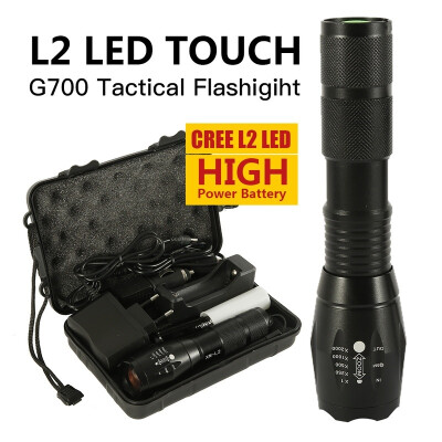 

80000lm Shixe 18650 L2 LED Tactical Flashlight Military Torch Glare Flashlight Powerful Torch