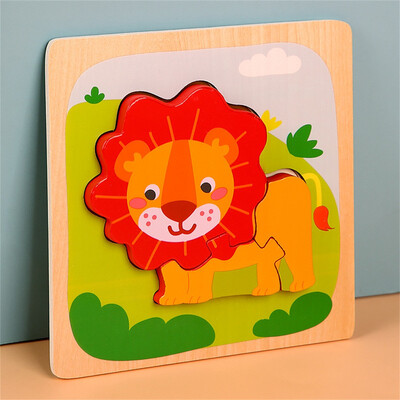 

Siaonvr Childrens Puzzle Grasp Board Puzzle Birthday Boy Girl Educational Toy