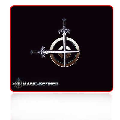

Magician MAGIC-REFINER gaming mouse pad thick large computer desk mat precision edging bottom non-slip office games are suitable 1803 black