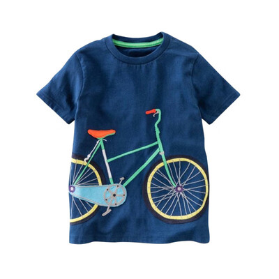 

New Style Kids Baby Boys T-shirt Cartoon printing Short Sleeve Summer Tee Shirts Tops Comfortable For Dressing