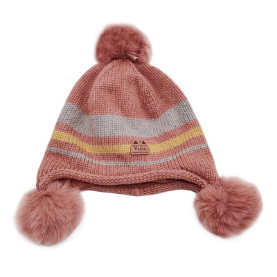 

Newest Hot Newborn Girls Boys Hats Winter Warmer Knitted Kids Cap Ball Baby Knitted Cotton Hat