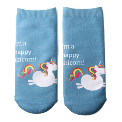 

Women Socks Unicorn Animal 3D Cartoon Funny Cute Socks Novelty Meias Print Ankle Socks Chaussette Exquisite Hocoks Soxs