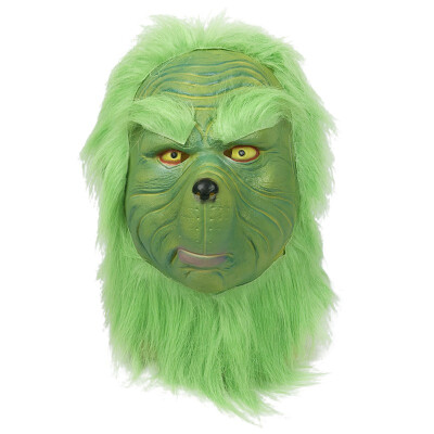 

Joker Mask Christmas Thief Green Monster Grinch Mask Comedy Movie Party Props Latex Adults Cosplay Costume Head Cover