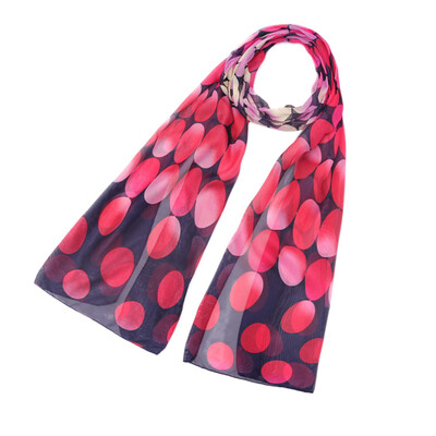 

Gobestart Fashion Women Long Soft Wrap Scarf Ladies Shawl Chiffon Dot Scarf Scarves