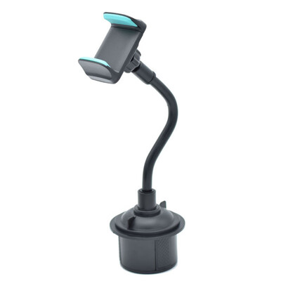 

Water Cup Long Hose Mobile Phone Bracket Black Car Shockproof Square Scratching