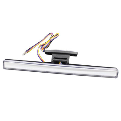 

Clear Rear Bumper Reflector LED Reverse Brake Light White Brake Lamp Modified High Mount Brake Lights
