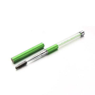 

Gobestart 1PCSHigh Quality Crystal Eyelash Brush Mascara Wands Applicator Spoolers Makeup